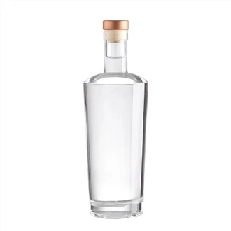 Garrafa de vidro de cristal de vodca