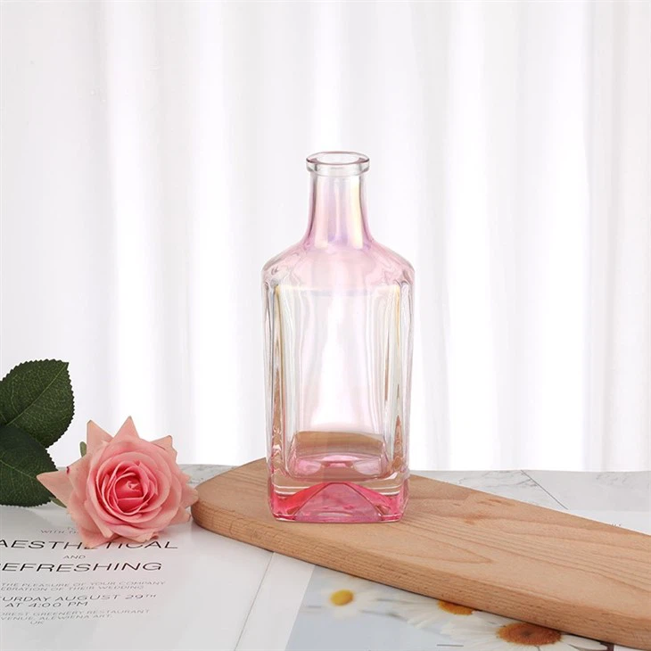 Elegant 500ml Colored Glass Bottle For Vodka