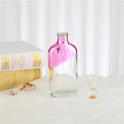 Garrafa de vidro de gin de gin de 750 ml de Brandy