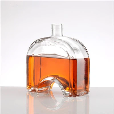 Projete garrafa de vinho de vidro de 500ml para licor Alcoho